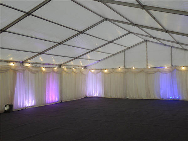 Marquee With Discrete Heater Inlet On Left Hand Side